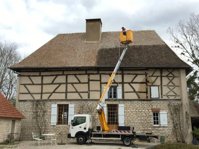Nettoyage de toiture Louhans 71 